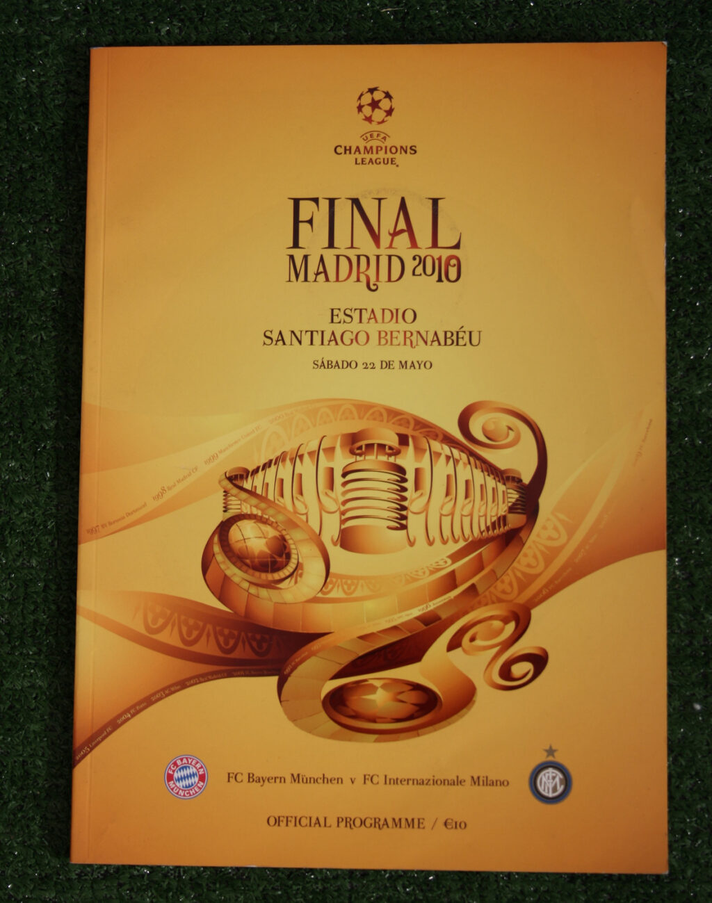 Finale Madrid 2010 Official Programme